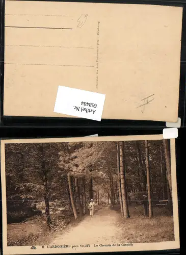 658404 L Ardoisiere pres Vichy Le Chemin de la Cascade France