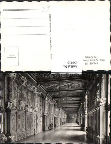 658415,Palais de Fontainebleau Galerie Francois 1 Interieur France