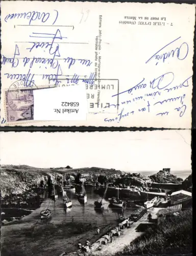 658422,Foto Ak L Ile d Yeu Vendee Le Port de la Meule France