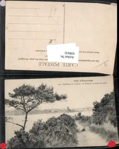 658432,Cote d Emeraude Les Bords de la Rance La Vicomte le chemin de ronde France