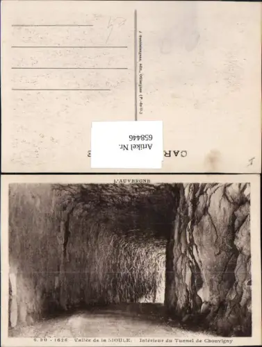 658446,Vallee de la Sioule Interieur du Tunnel de Chouvigny France