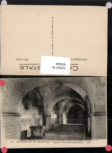 658449,Cathedrale de Chartres Crypte de Notre-Dame-Sous-Terre France