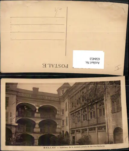 658453,Belley Interieur de la maison natale de Brillat-Savarin France