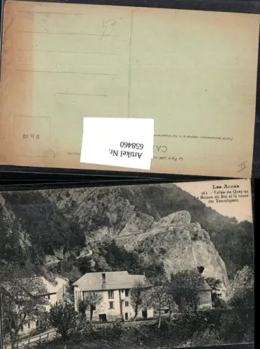 658460,Les Alpes Vallee du Queyras La Maison du Roi et la route des Tourniquets France
