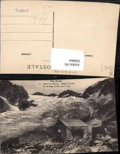 658464,Massif du Pelvoux Refuge Tuckett Pic de Neige Cordier Gletscher France