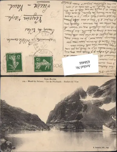 658466,Massif du Pelveux Lac du l Eychauda Rochers de l Yret France