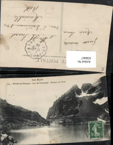 658467,Massif du Pelveux Lac du l Eychauda Rochers de l Yret France