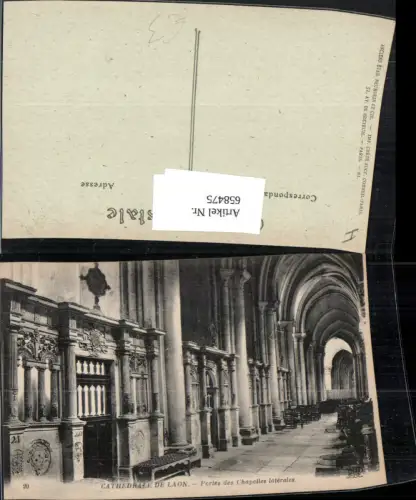 658475,Cathedrale de Laon Portes des Chapelles laterales France