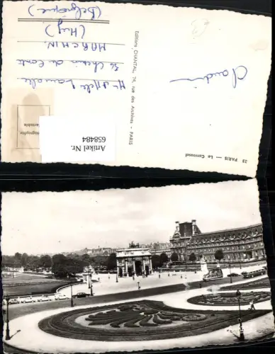 658484,Foto Ak Paris Le Carrousel France