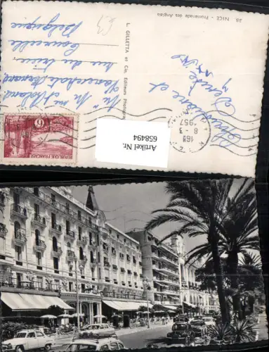 658494,Nice Nizza Promenade des Anglais Palmen France