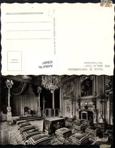 658497,Palais de Fontainebleau Salle du Trone Interieur France