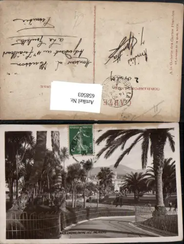658503,Nice Nizza Casino Entre les Palmiers Palmen France