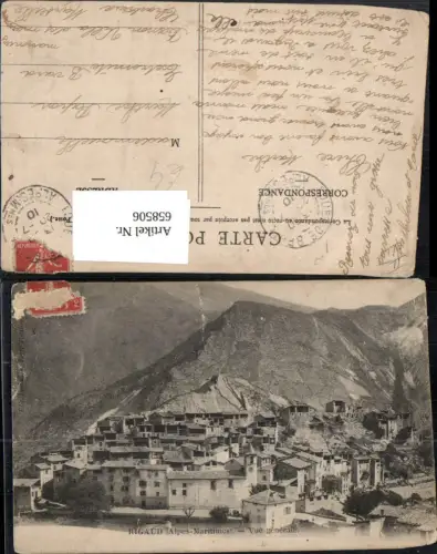 658506,Rigaud Alpes-Maritimes Vue generale France