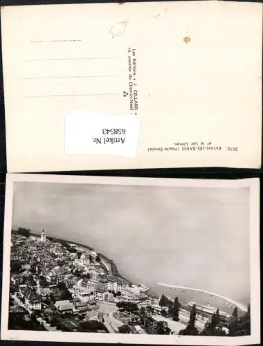 658543,Evian-les-Bains Haute-Savoie et le Lac Leman France