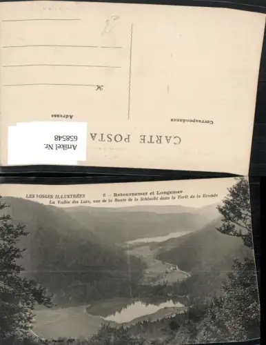 658548,Les Vosges Illustrees Retournemer et Longemer La Vallee des Lacs France