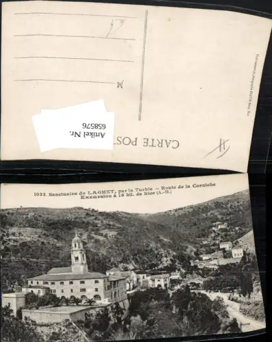 658576,Sanctuaire de Laghet par la Turbie Route de la Corniche France
