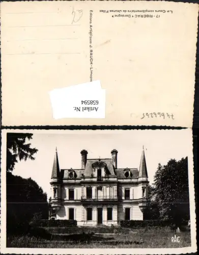 658594,Riberac Dordogne Le Cours complementaire de Jeunes Filles France