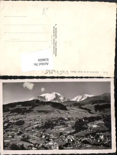 658600,Megeve et le Mont Blanc France