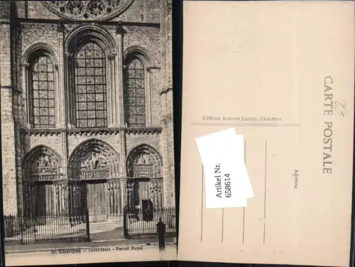 658614,Chartres Cathedrale Portail Royal France
