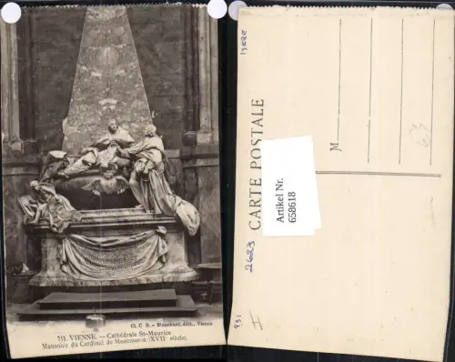 658618,Vienne Cathedrale St Maurice Mausolee du Cardinal de Montmorin France