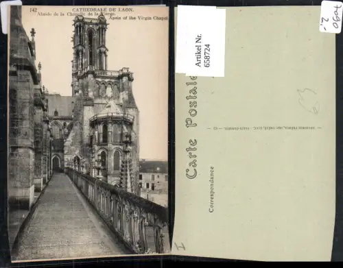 658724,Cathedrale de Laon Abside de la Chapelle de la Vierge France