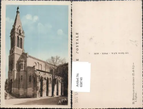 658740,Monclar-de-Quercy L Eglise Kirche France