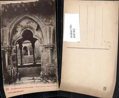 658743,St-Bertrand-de-Comminges Porte Ogivale dans le Cloitre France