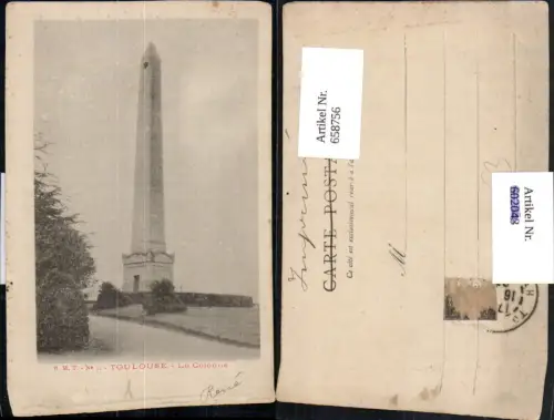 658756,Toulouse La Colonne Obelisk France