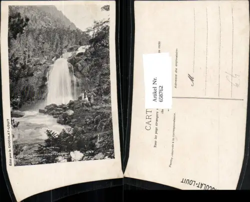 658762,Cauterets Cascade du Pont d Espagne Wasserfall France