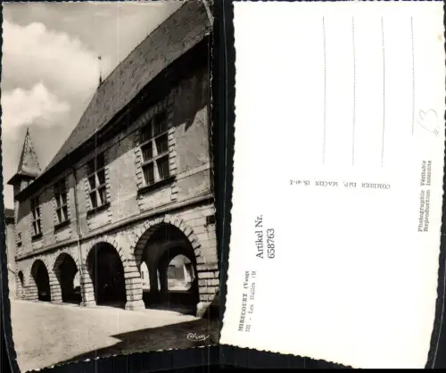 658763,Foto Ak Mirecourt Vosges Les Halles France