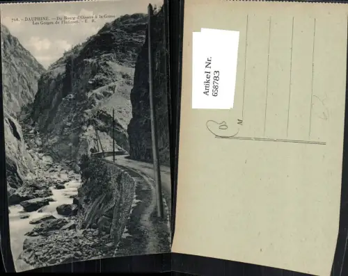 658783,Dauphine Du Bourg-d Oisans a la Grave Les Gorges de l Infirnet France