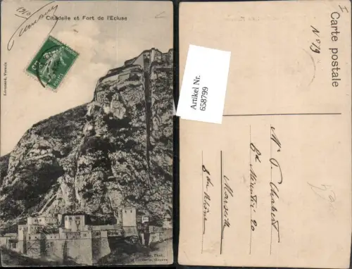 658799,Citadelle et Fort de l Ecluse France