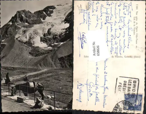 658826,Vue prise du Chalet Felix-Faure au Col de la Vanoise France