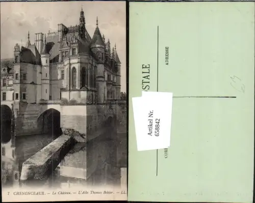 658842,Chenonceaux Le Chateau L Aile Thomas Bohier France