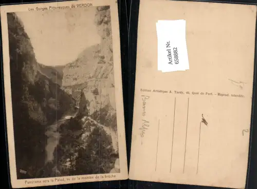 658882,Les Gorges du Verdon Panorama vers la Palud France