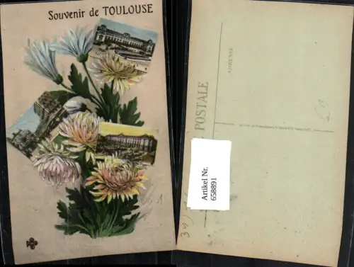 658891,Souvenir de Toulouse Blumen France