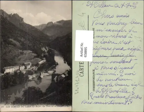 658895,Les Gorges du Tarn Le Rozier Le Tarn vu en amont France