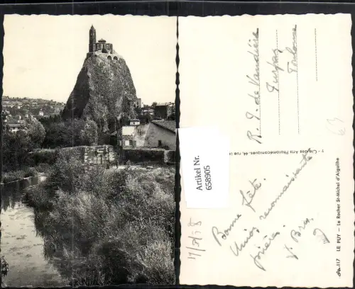 658905,Le Puy Le Rocher St-Michel d Aiguilhe France