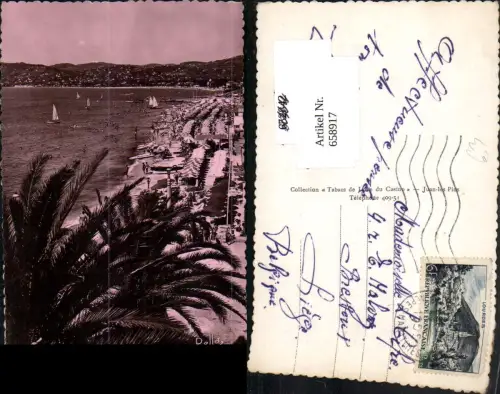 658917,Juan-les-Pins La Plage du grand pin Strand Strandleben France