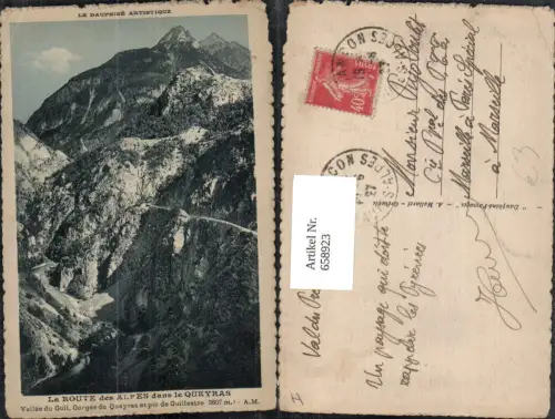 658923,La Route des Alpes dans le Queyras Vallee du Guil Gorges du Queyras France