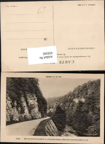 659342,Jura Route de St-Laurent a Champagnole France
