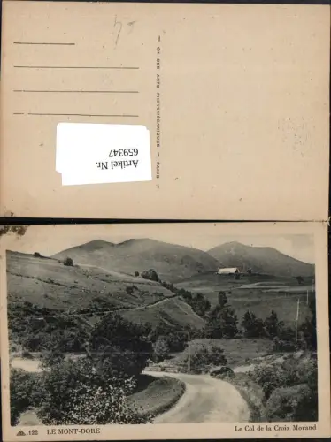 659347,Le Mont-Dore Le Col de la Croix Morand France