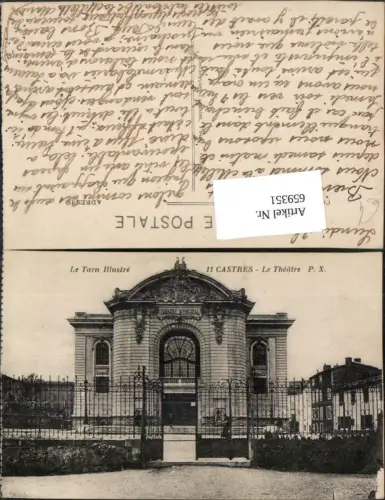 659351,Le Tarn Ilustre Castres Le Theatre Theater France
