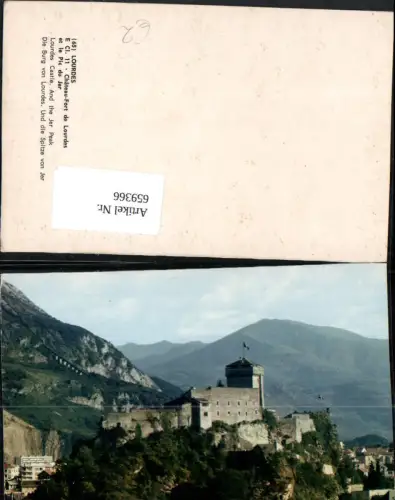 659366,Lourdes Chateau-Fort de Lourdes et le Pic du Jer France