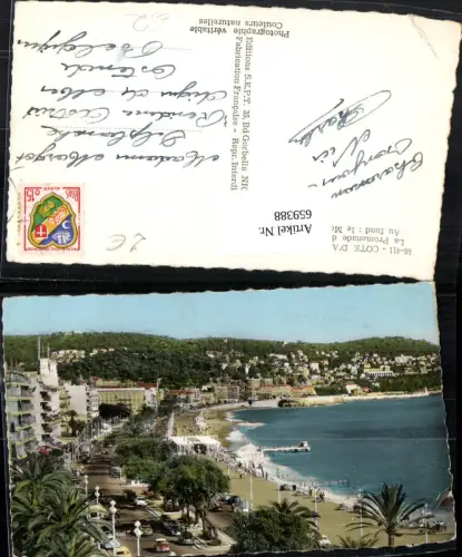 659388,Foto Ak Cote d Azur Nice Nizza La Promenade des Anglais France