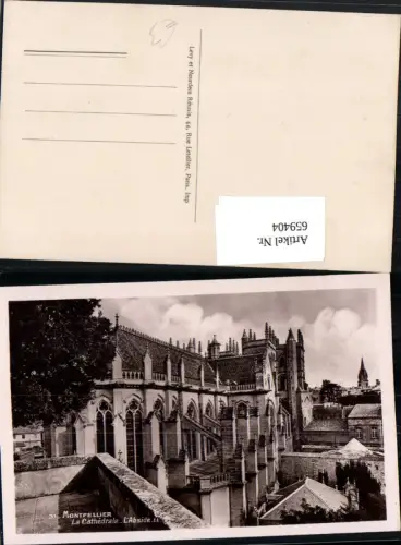 659404,Montpellier La Cathedrale l Abside France