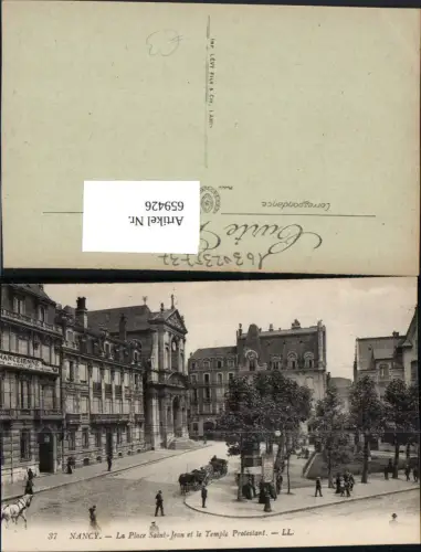 659426,Nancy La Place Saint-Jean et le Temple Protestant France
