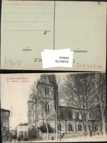 659433,La Montagne Noire Revel L Eglise Kirche France