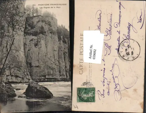 659692,Frontiere Franco-Suisse Les Orgues de la Mort France