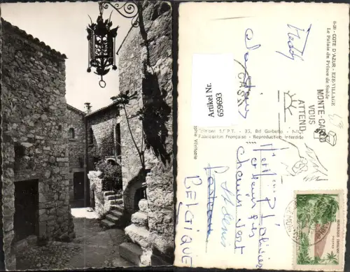 659693,Cote d Azur Eze-Village Le Palais du Prince de Suede France